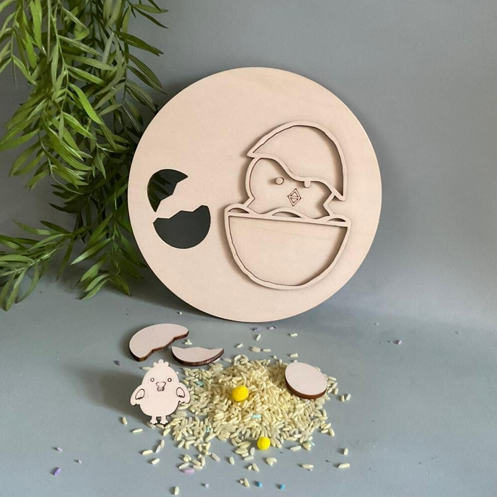 Inleg stapelstein kuiken