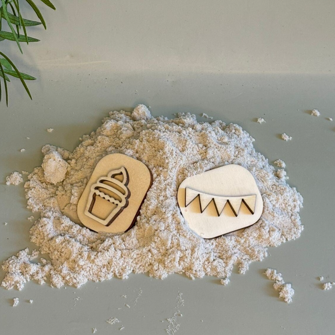 Stempel cupcake&vlaggen