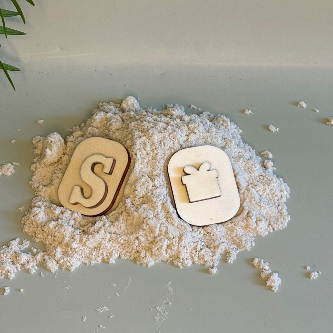 Stempel cadeau&chocoladeletter