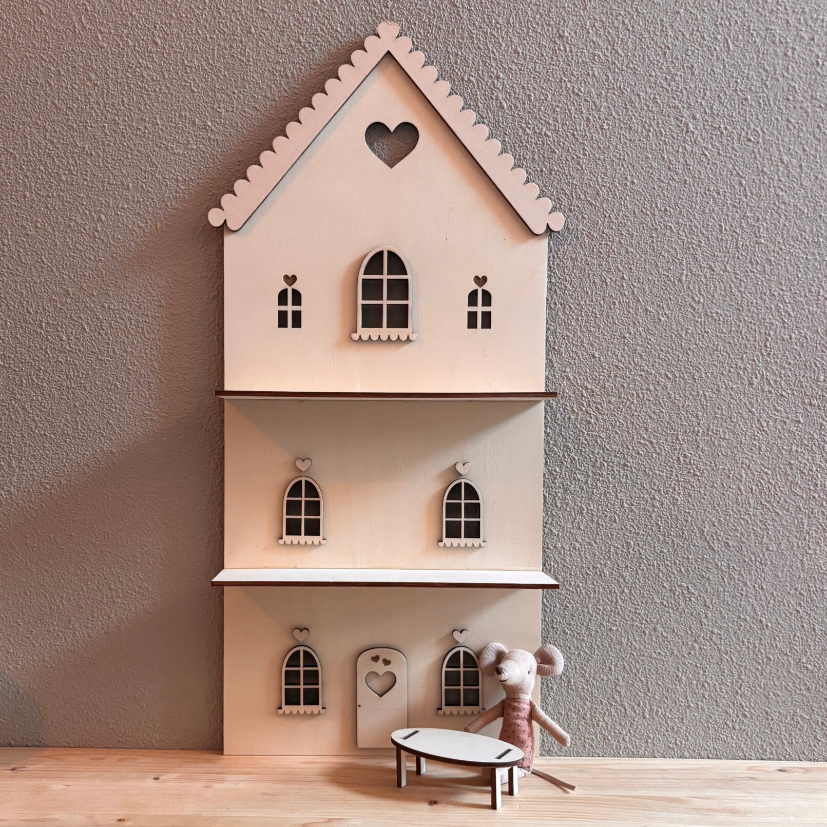 Poppenhuis eettafel ovaal