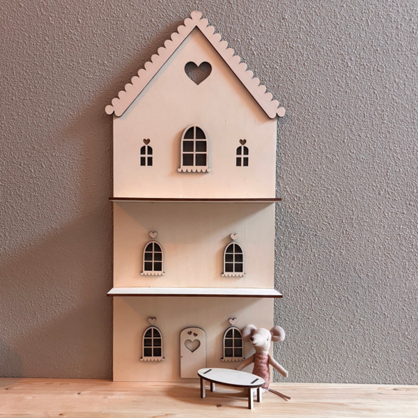 Poppenhuis eettafel ovaal