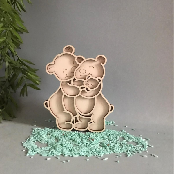 Speelframe beren familie