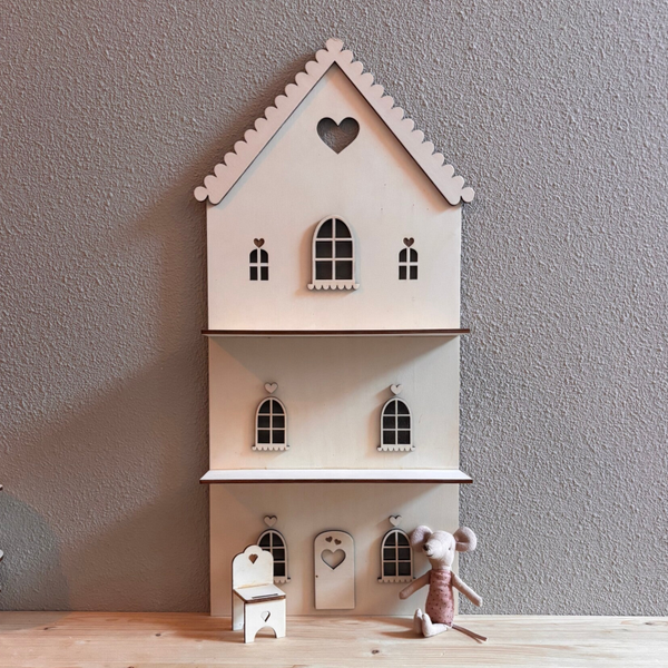 Poppenhuis stoel hart