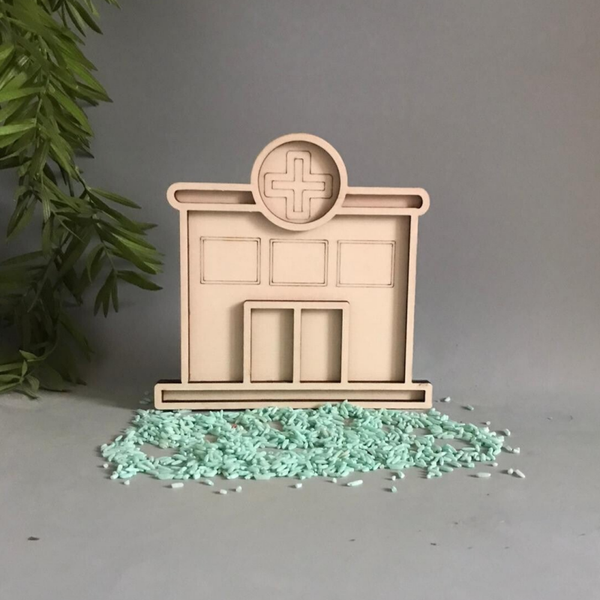 Speelframe ziekenhuis