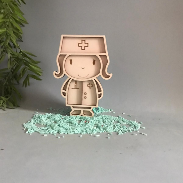 Speelframe verpleegster