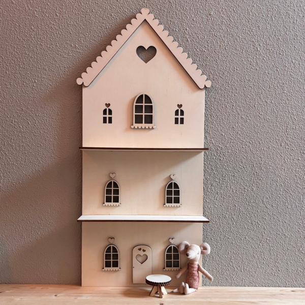 Poppenhuis tafel klein