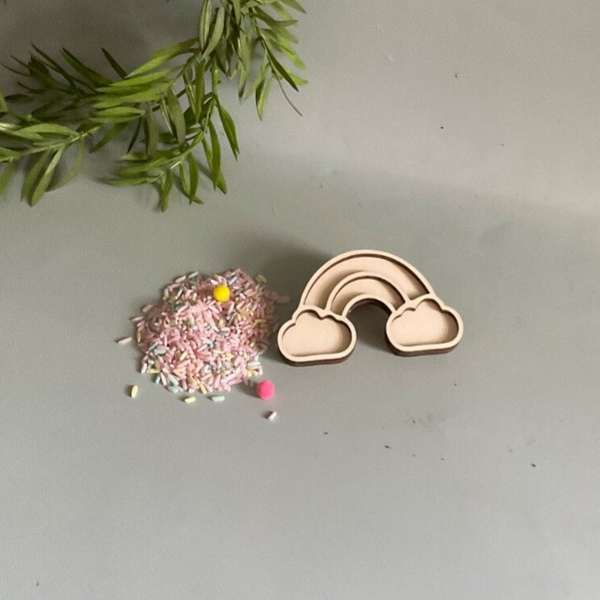 Traktatie regenboog met wolk