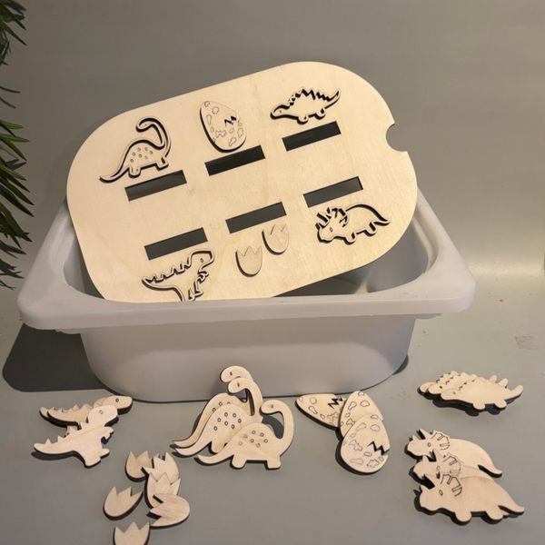 Inleg dinosaurus vormen