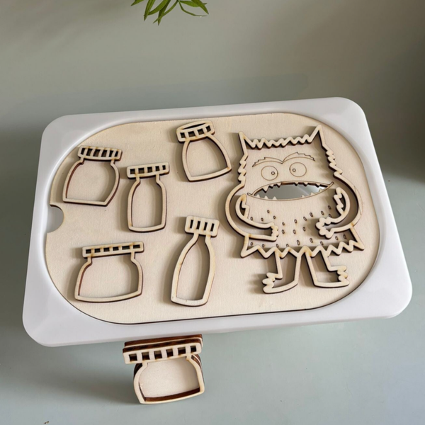 Inleg kleurenmonster