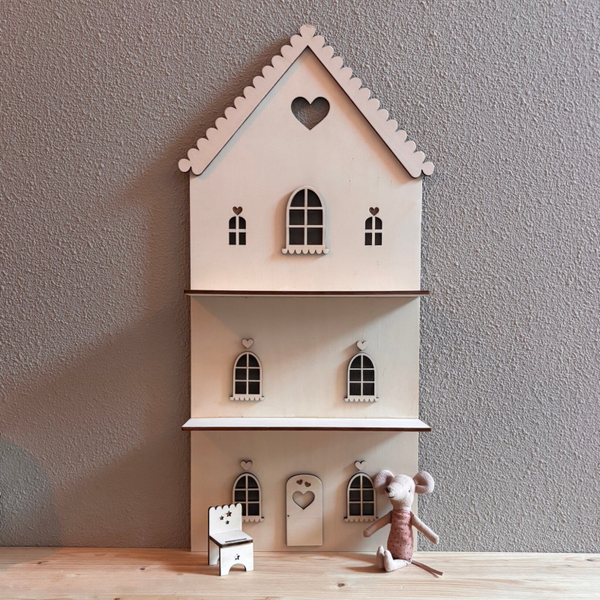 Poppenhuis stoel ster