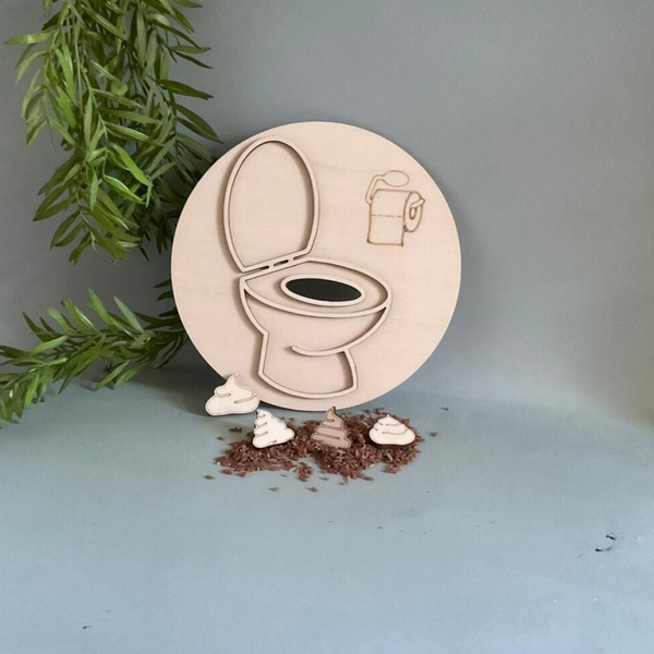 Inleg stapelstein wc