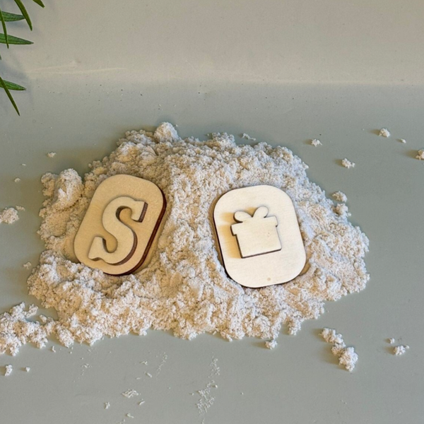 Stempel cadeau&chocoladeletter