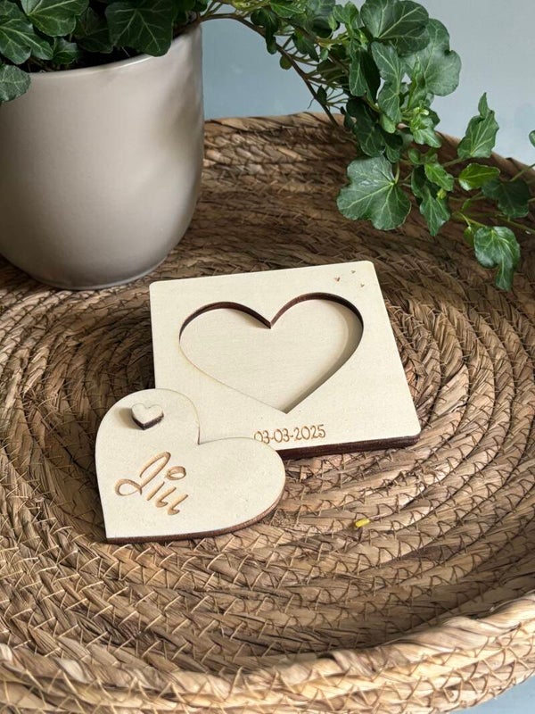 Mini puzzeltje hart