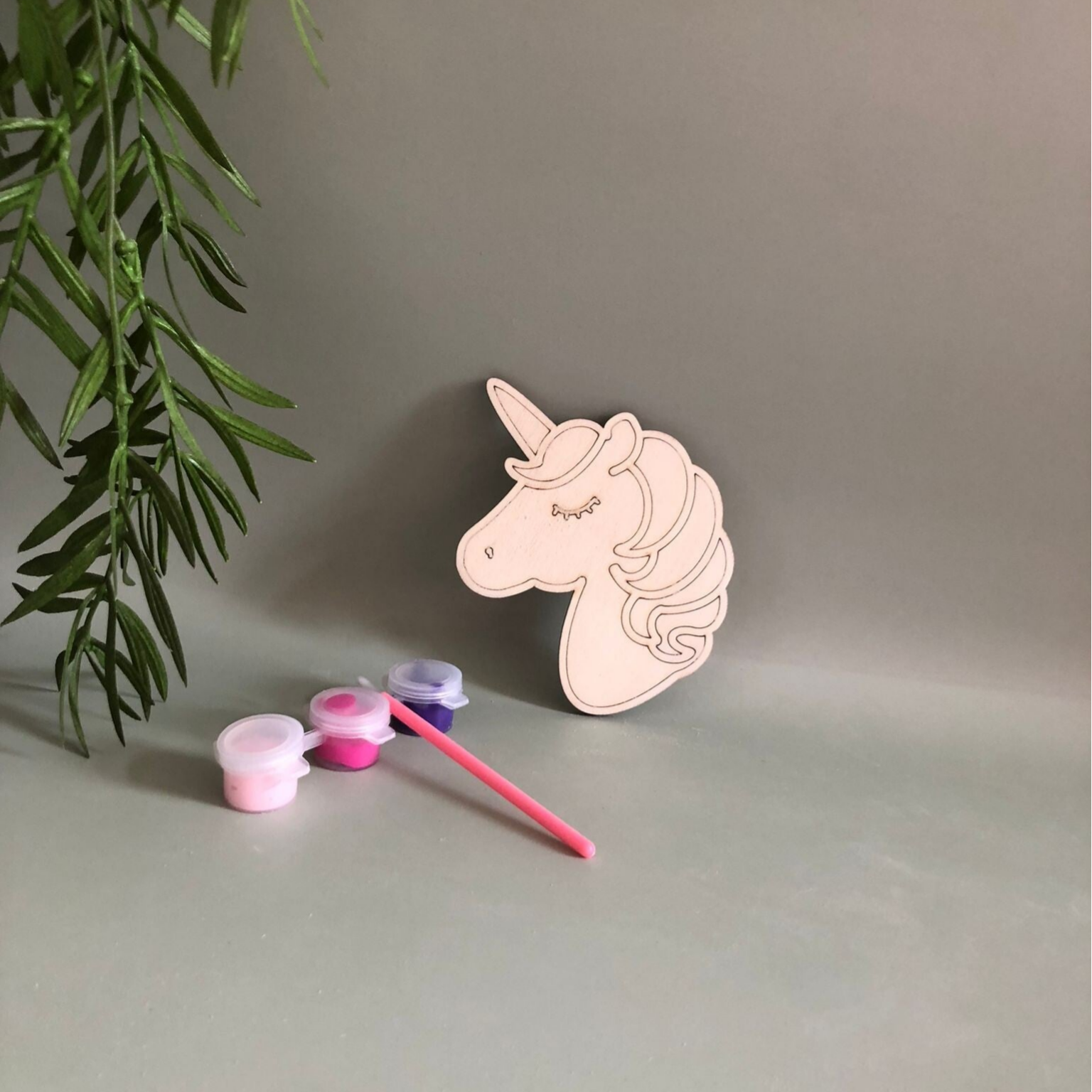 Eenhoorn verf setje