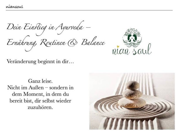 Dein Einstieg in Ayurveda – Ernährung, Routinen & Balance