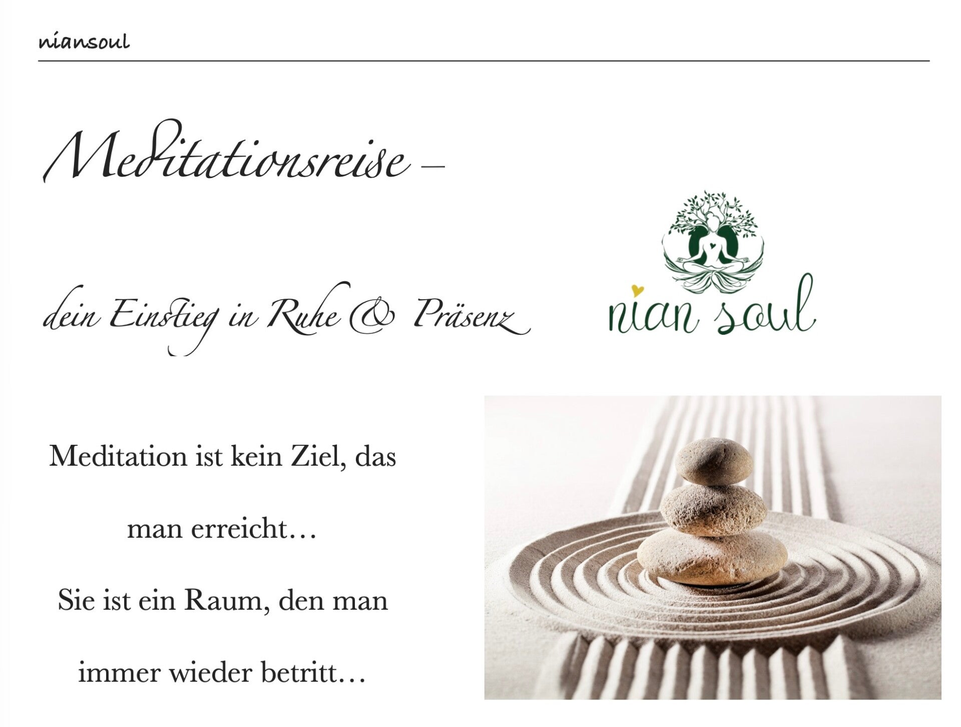 Meditationsreise – dein Einstieg in Ruhe & Präsenz🧘‍♀️🌿