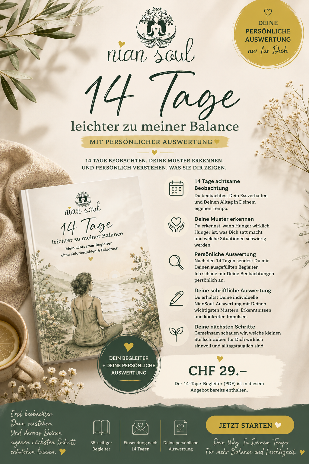 14 Tage – leichter zu meiner Balance | Persönliche Auswertung 🤍