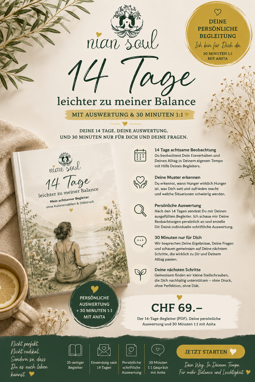 14 Tage – leichter zu meiner Balance | Persönliche Begleitung 🤍