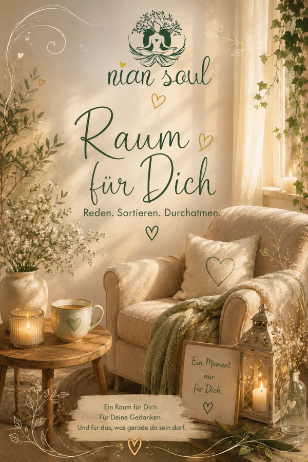 🤍 Raum für Dich – 30 Minuten zum Reden, Sortieren & Durchatmen