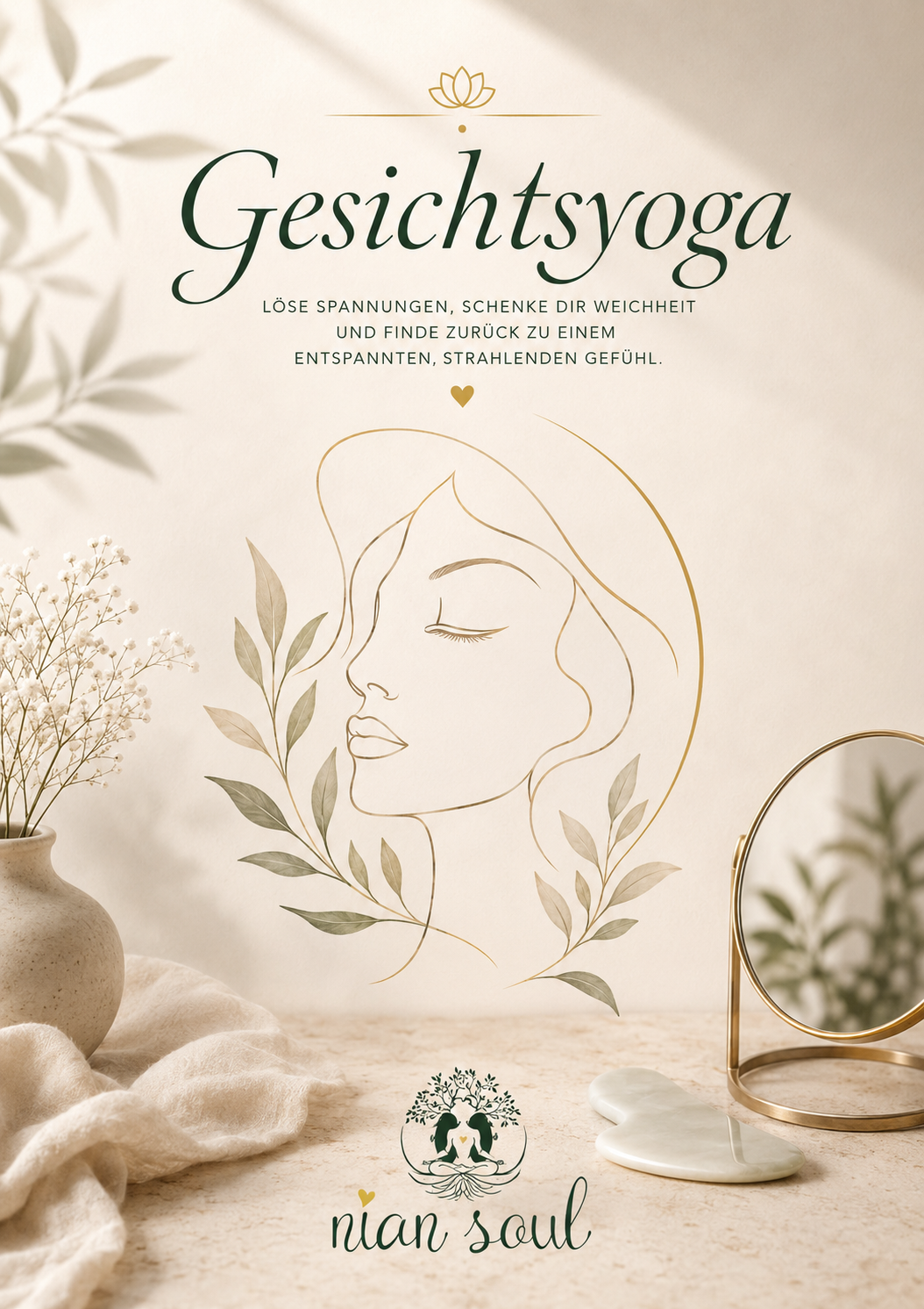 Gesichtsyoga 😊🧘‍♀️im Selbststudium