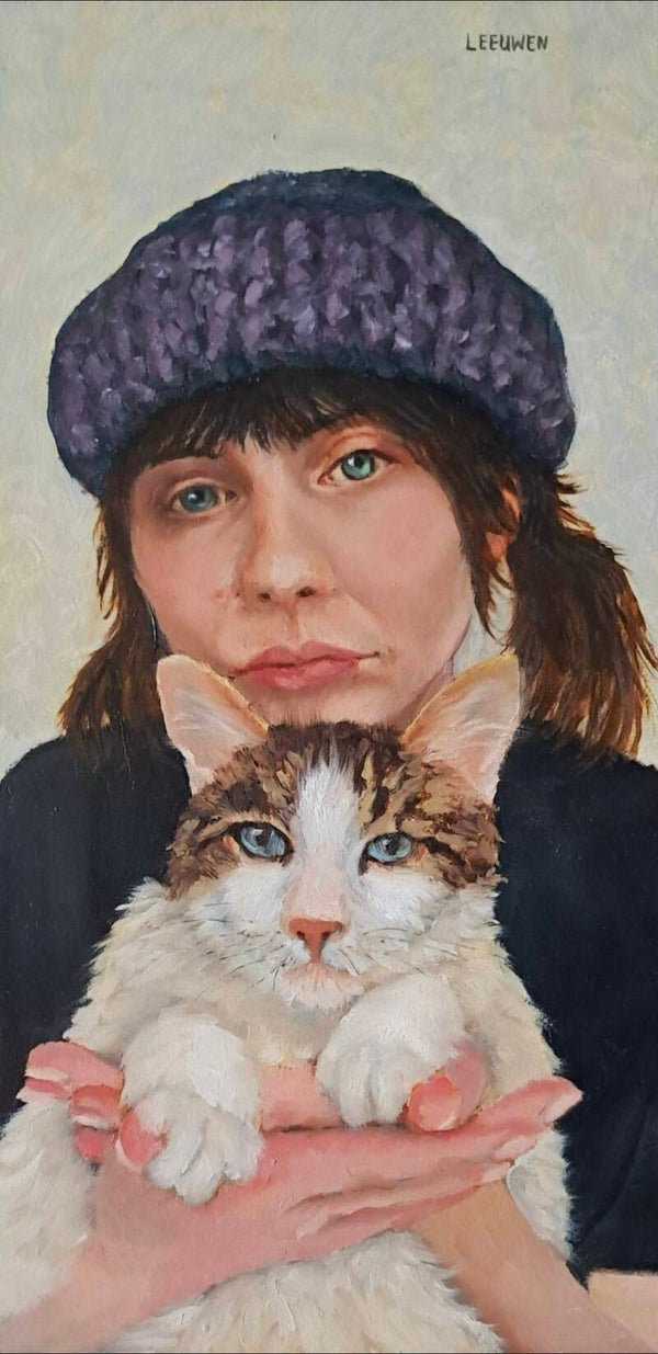 Meisje met kat