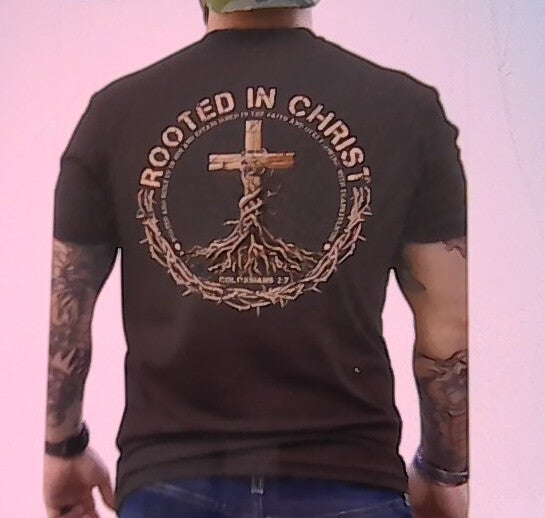 Rooted in Christ t-shirt