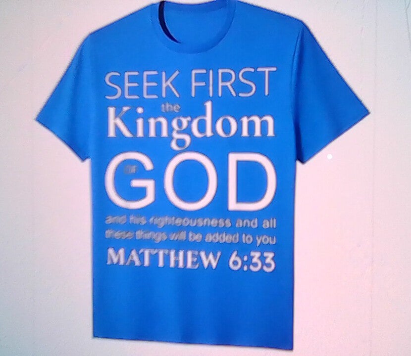 Seek first the kingdom of god