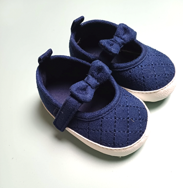 Baby ballerina's donkerblauw