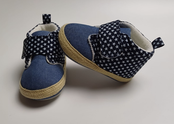 Babyschoentjes Sterren Jeans
