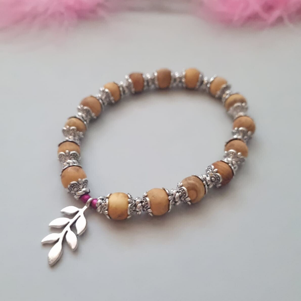 Holzperlen Armband