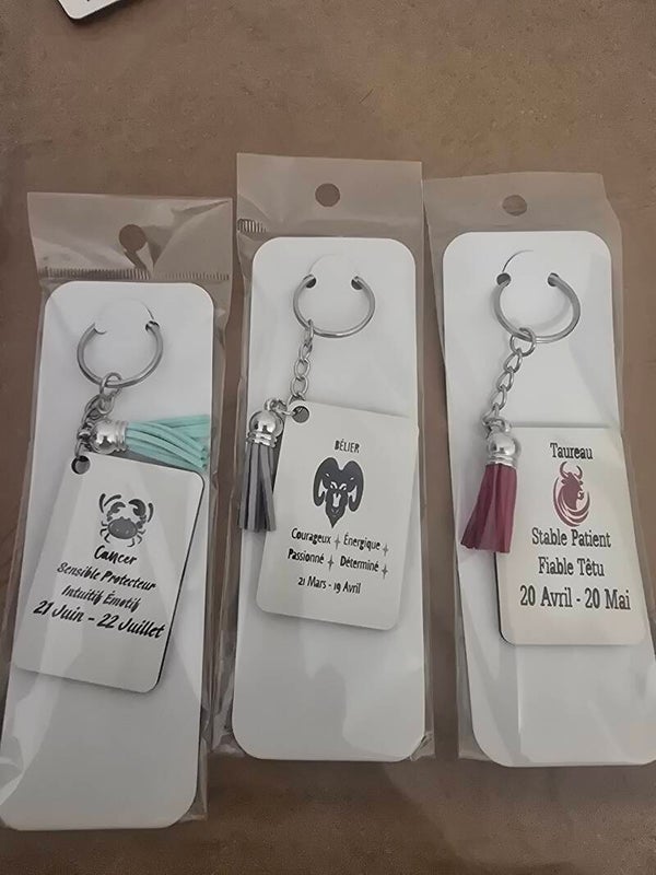 Porte clé signe astrologique