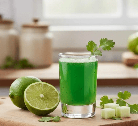 Coriander Cleanse Shot – med korianderskott odladed på fröer från HCT Seeds