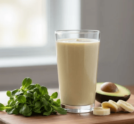 Creamy Sunflower – Frukostsmoothie med solrosskott odlade på fröer från HCT Seeds