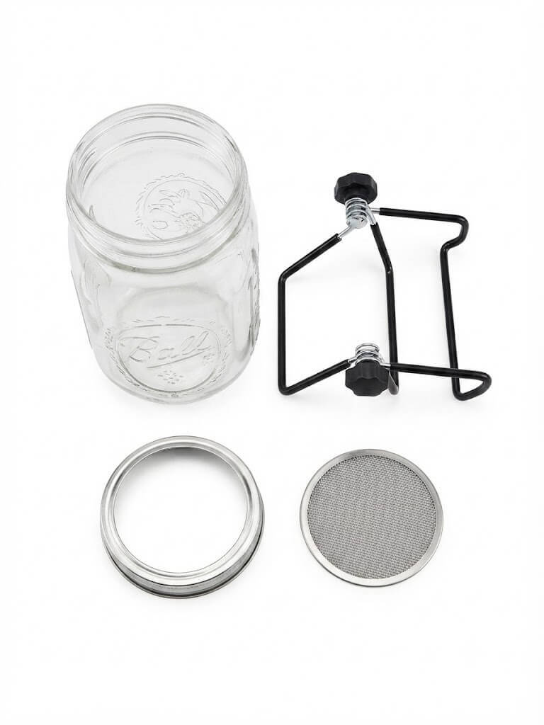 groddburk glas delar sil-lock stallning