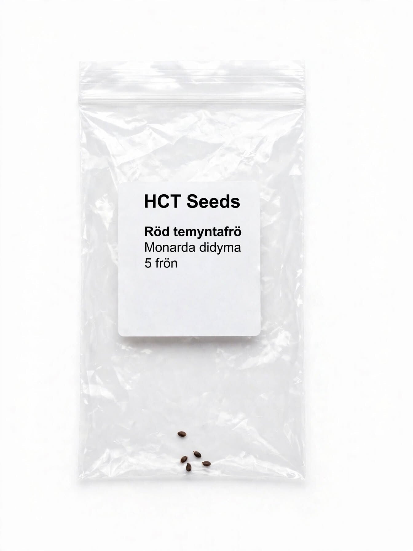 Röd temyntafrö Monarda didyma 5 frön - ätbara blommor och blad med citrusdoft HCT Seeds
