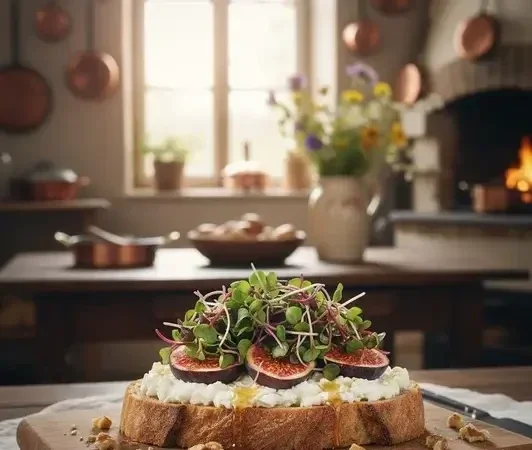 Pâté de Campagne – Lantpaté med peppriga rädisgroddar odlade på fröer från HCT Seeds