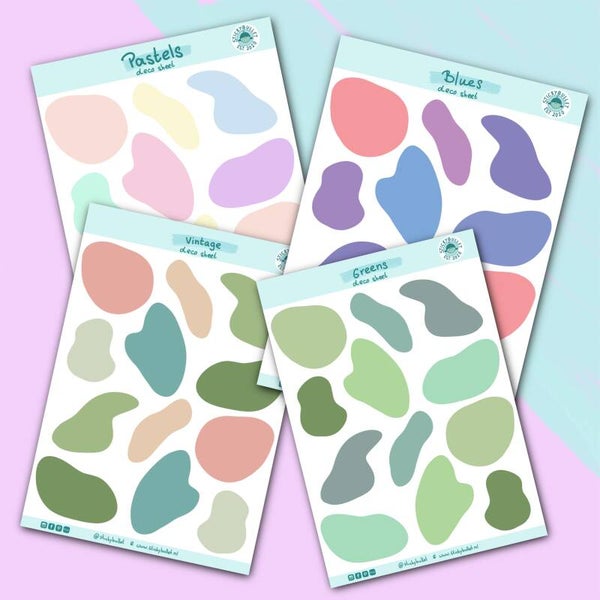 Deco stickers - 12 stickers