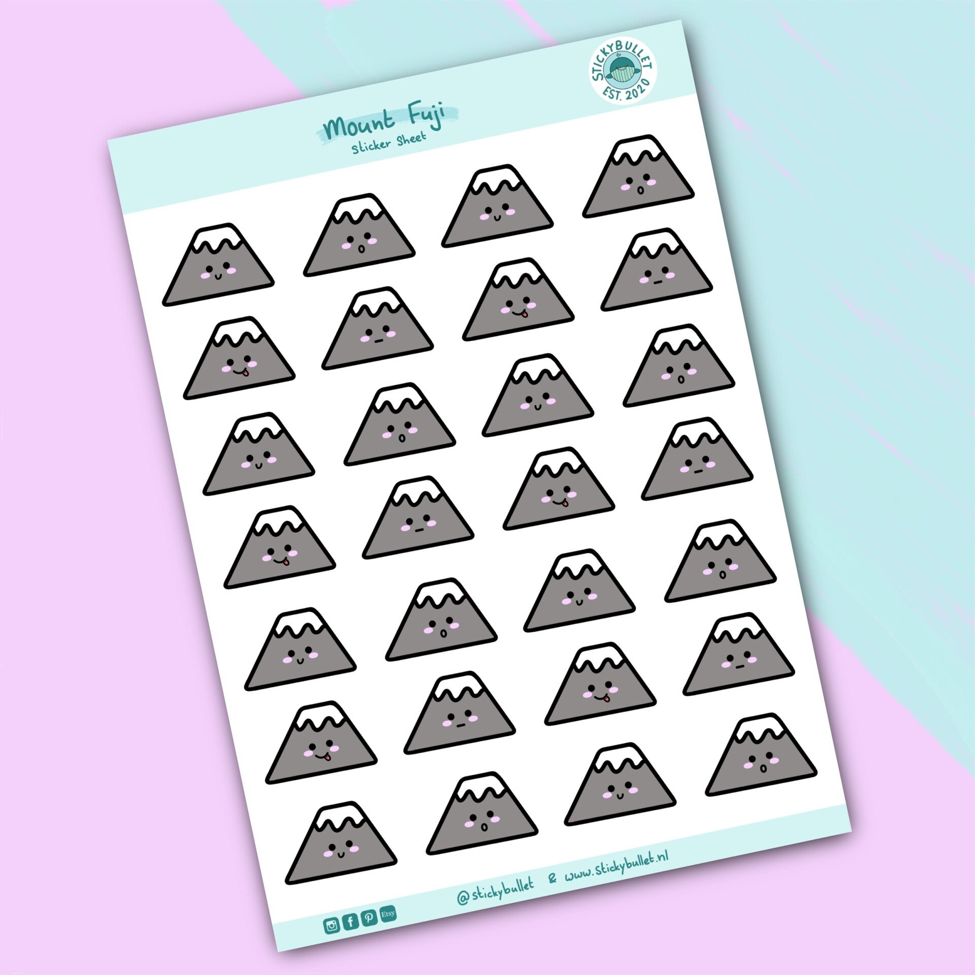 Mr. Fuji - 28 stickers