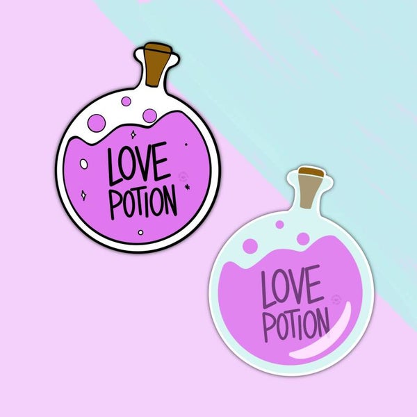 Love Potion Sticker // kras- en spatbestendig