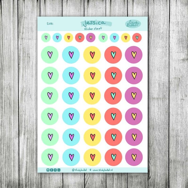 Jessica's Family -  35 stickers