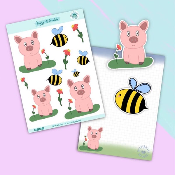 Piggy & Bumble Stationery Set