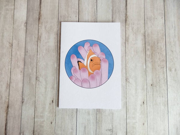 Clownfish - Dubbele Wenskaart