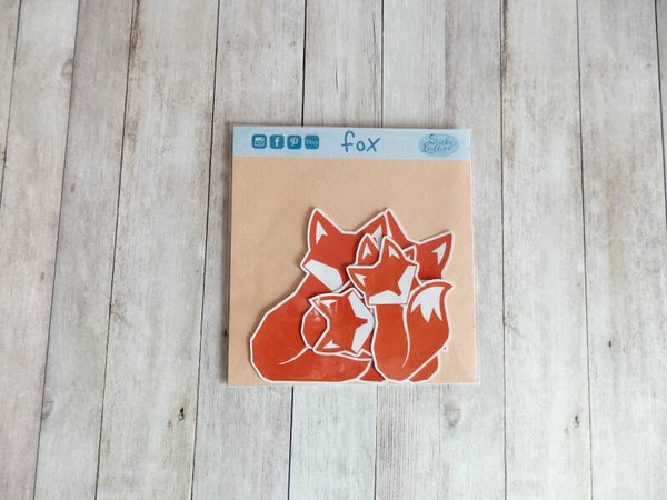 Fox - Sticker Pack - 5 stickers