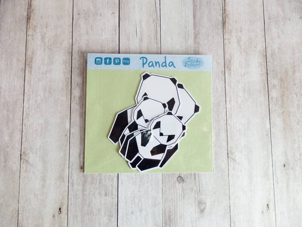 Panda - Sticker Pack - 5 stickers