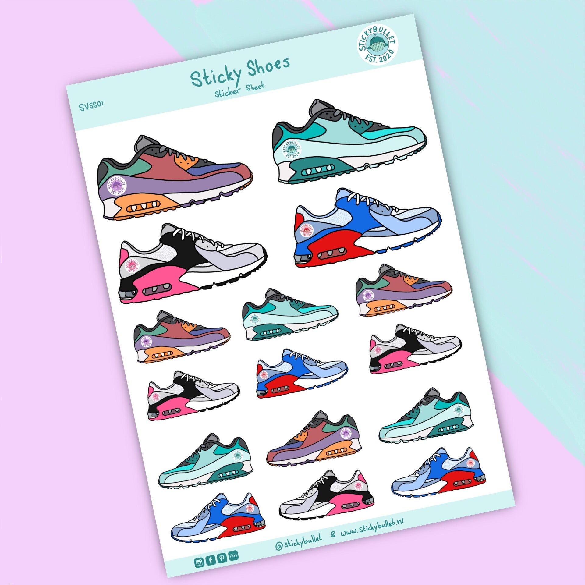 StickyShoes - 16 Stickers