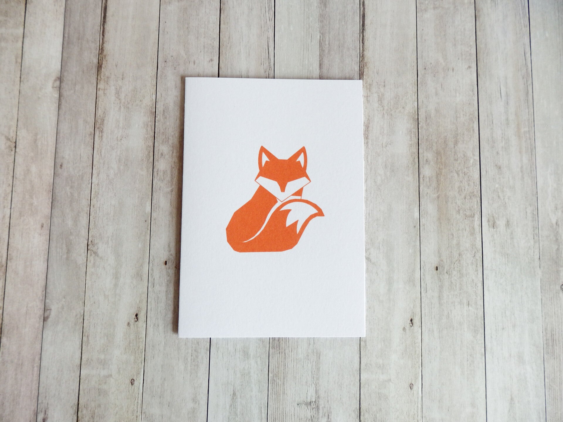 Foxie - Dubbele wenskaart inclusief enveloppe