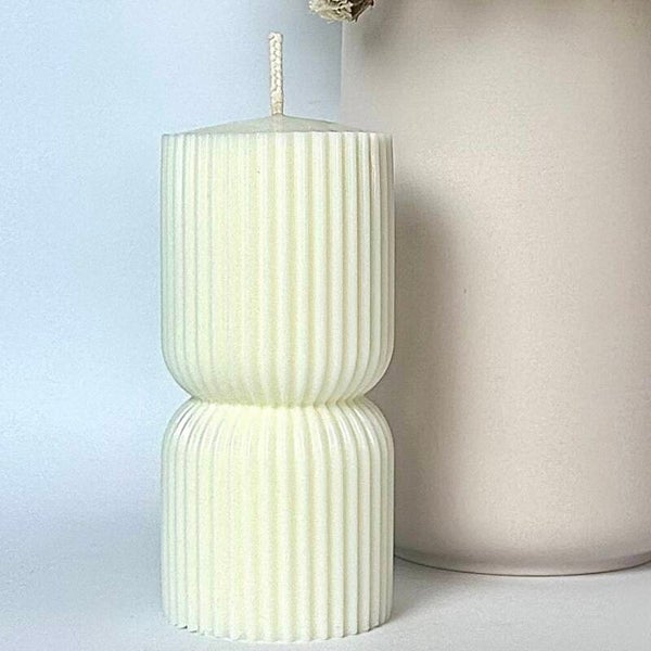 Świeca sojowa Striped 200g