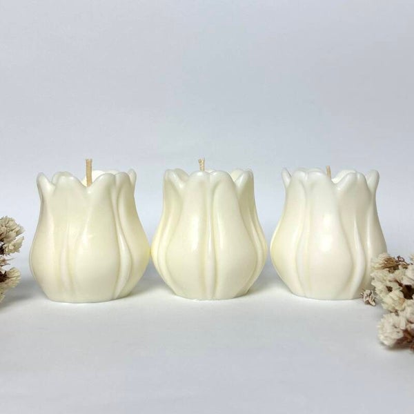 Zestaw Świec Tulipan  3 x 140g