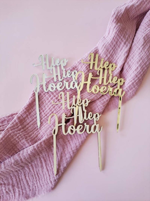 Taarttopper Hiep hiep hoera!