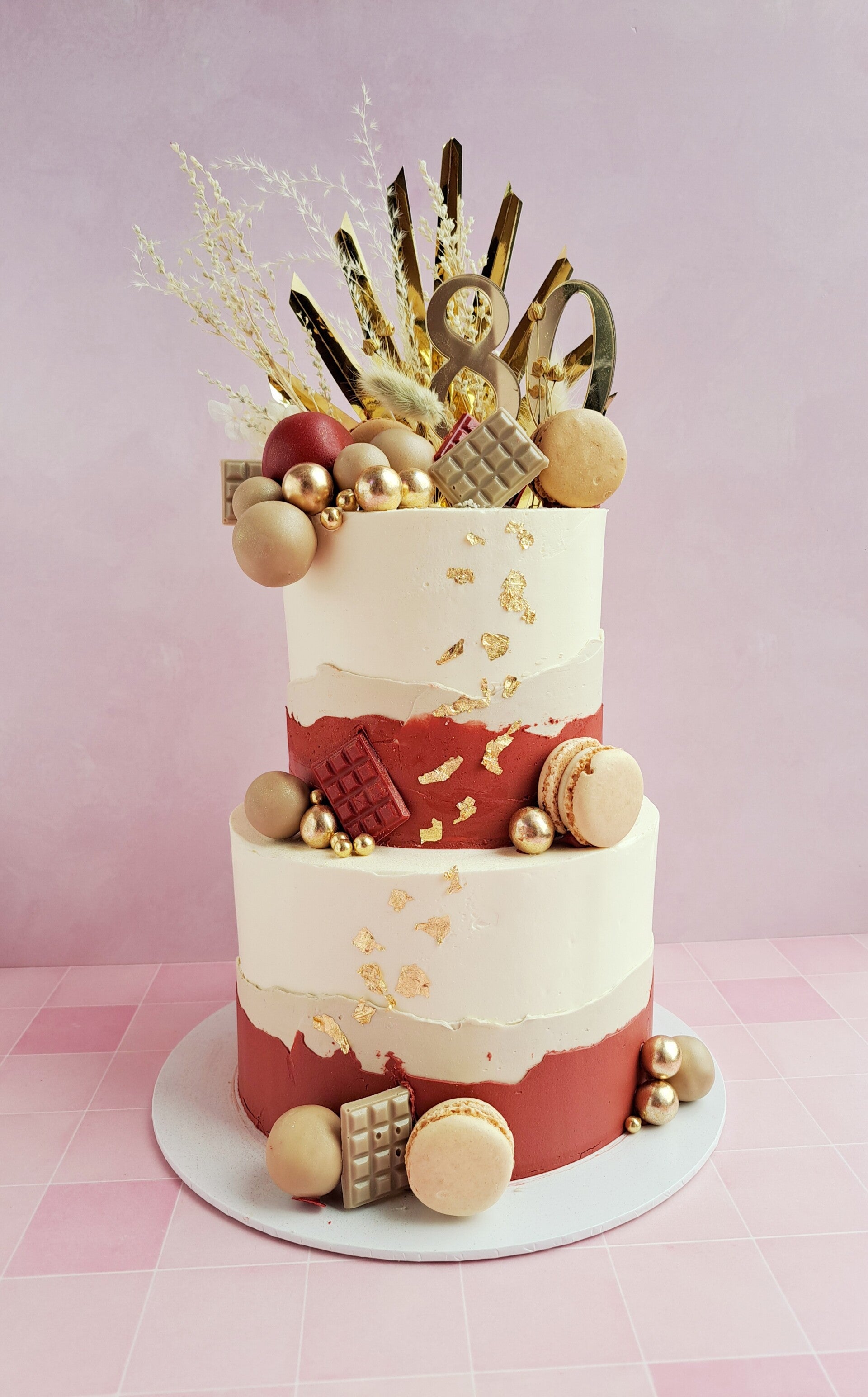 Custom gold cake